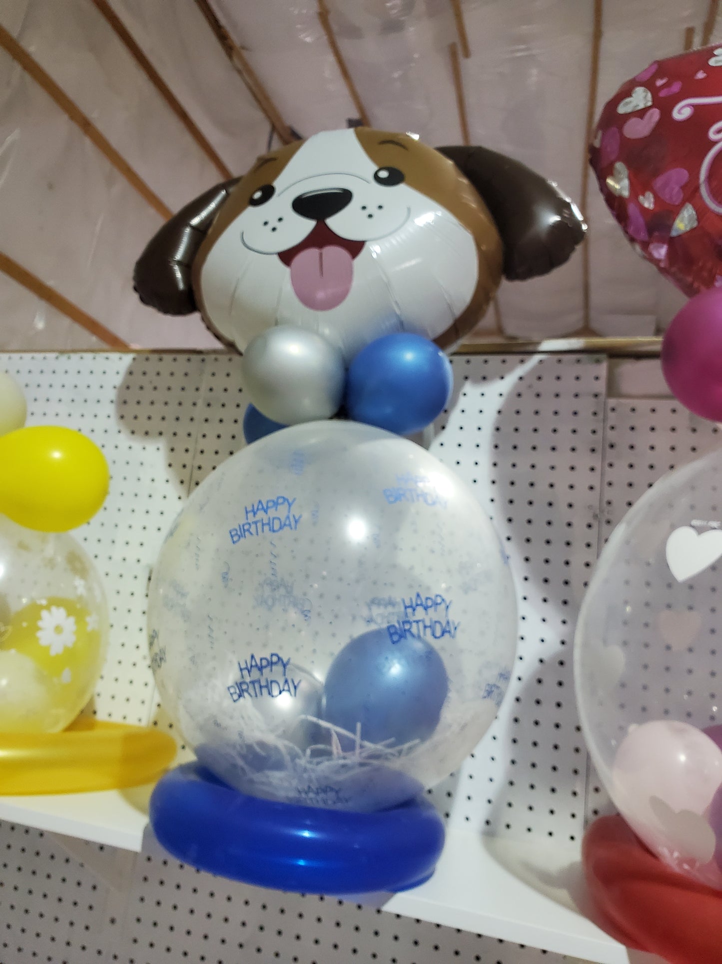 Gift basket wrapping balloon - pet