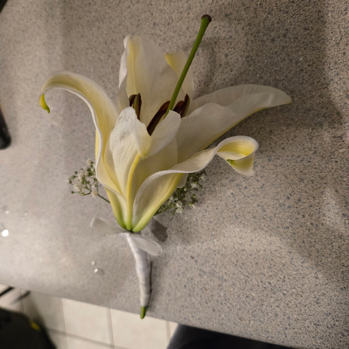 Bride and bridesmaids bouquets - fresh flowers