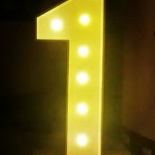 Marquee Numbers 4ft - Number 1