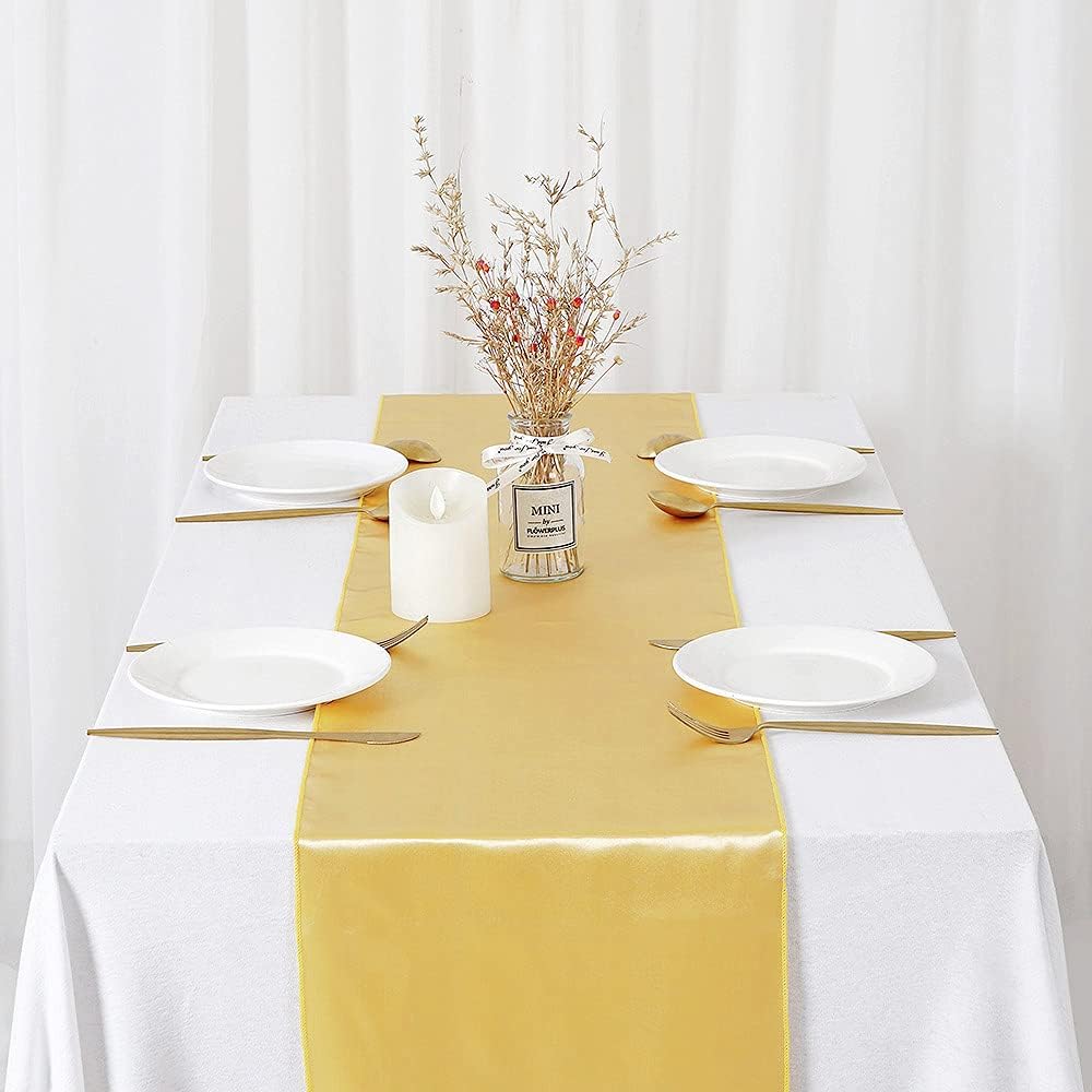 Table linen - gold table runner