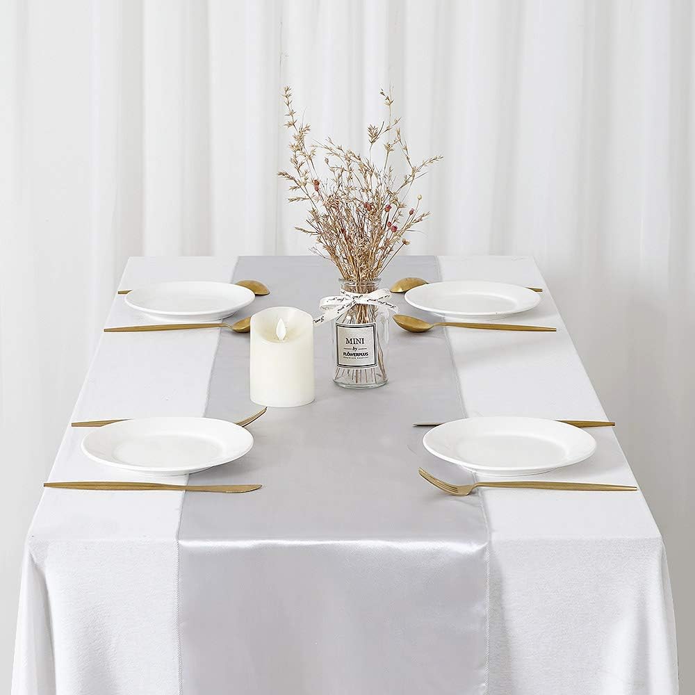 Table linen - silver table runner