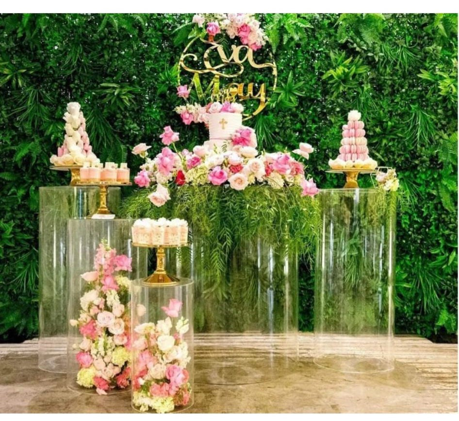 Clear Plinths rental