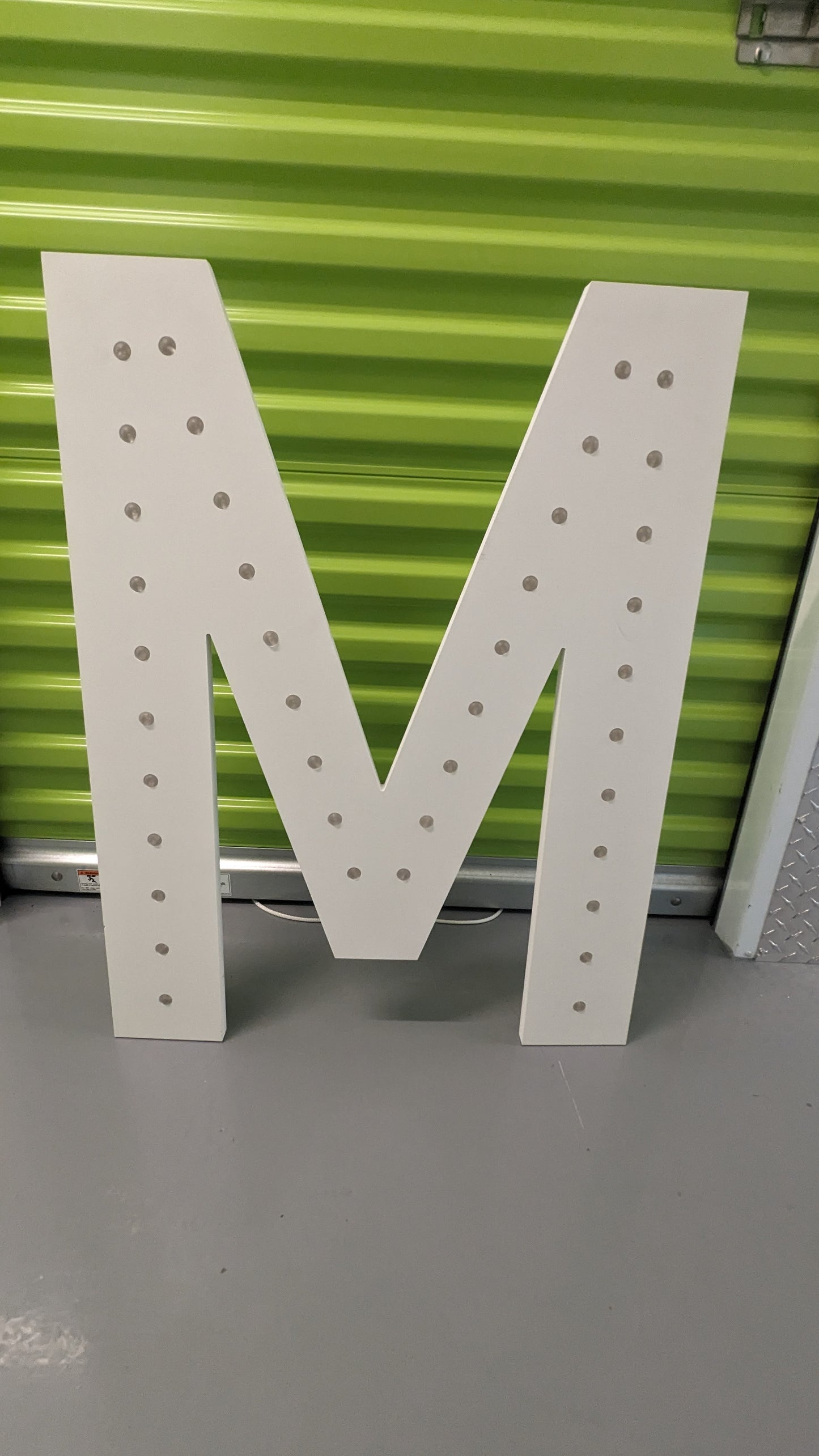 Marquee Letter 2.5" -Letter M