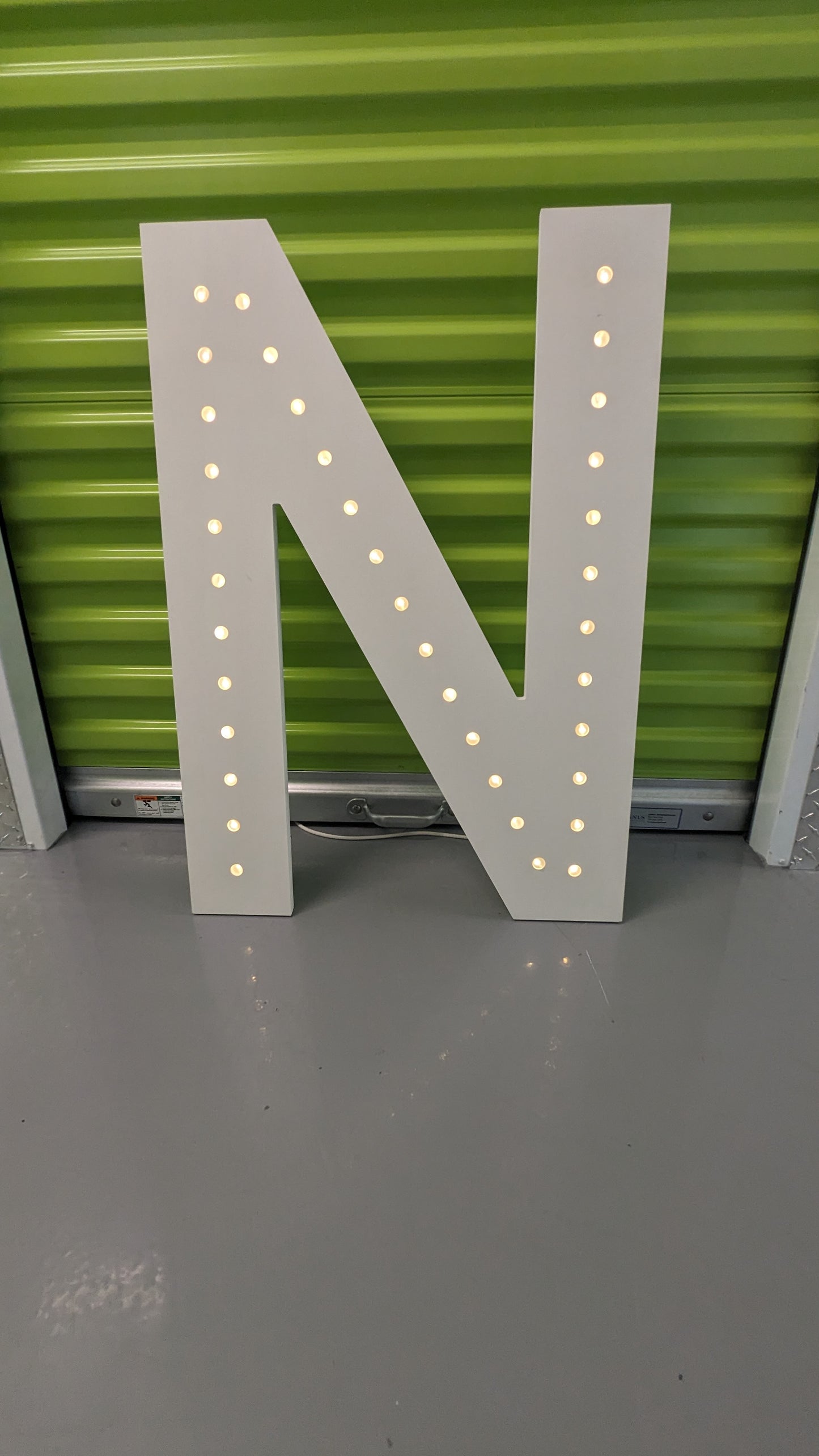Marquee Letter 2.5" -Letter N