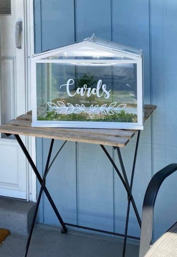 Large cards box rental