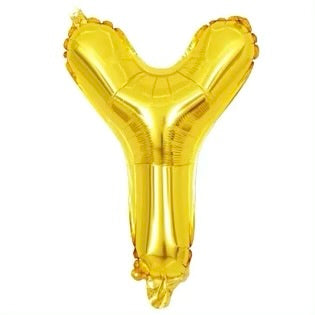 Letter balloon "Y" 16" Gold