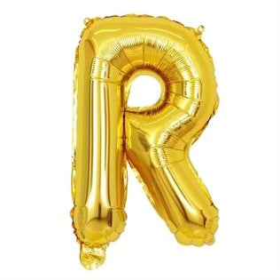 Letter balloon "R" 16" Gold