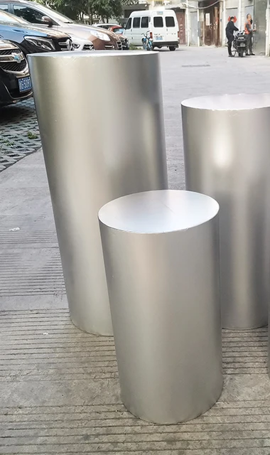 Silver Plinths rental