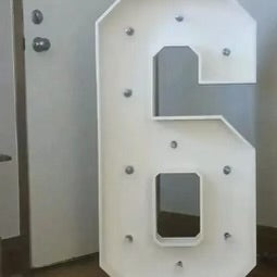 Marquee Numbers 4ft - Number 6