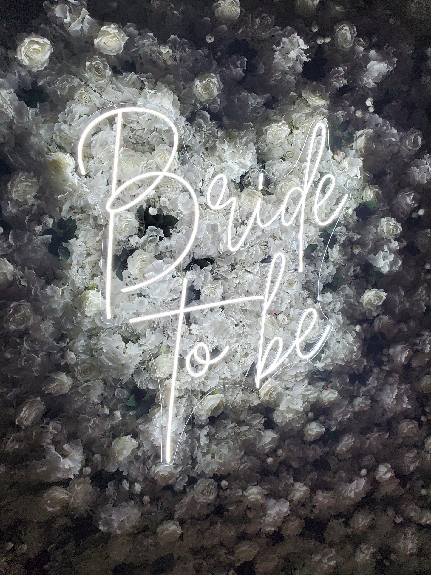 BRIDE TO BE Led neon sign rental