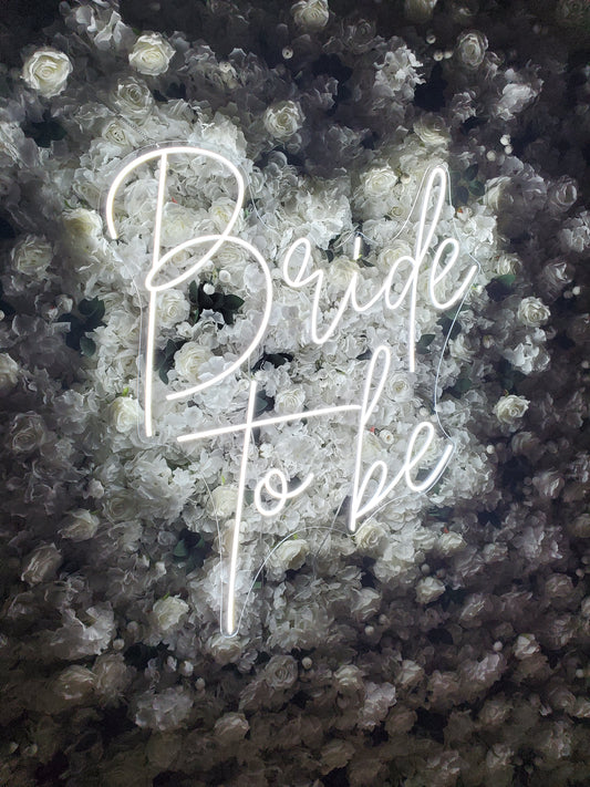 BRIDE TO BE Led neon sign rental