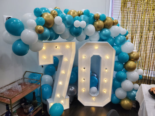 Marquee Numbers 4ft - Number 7