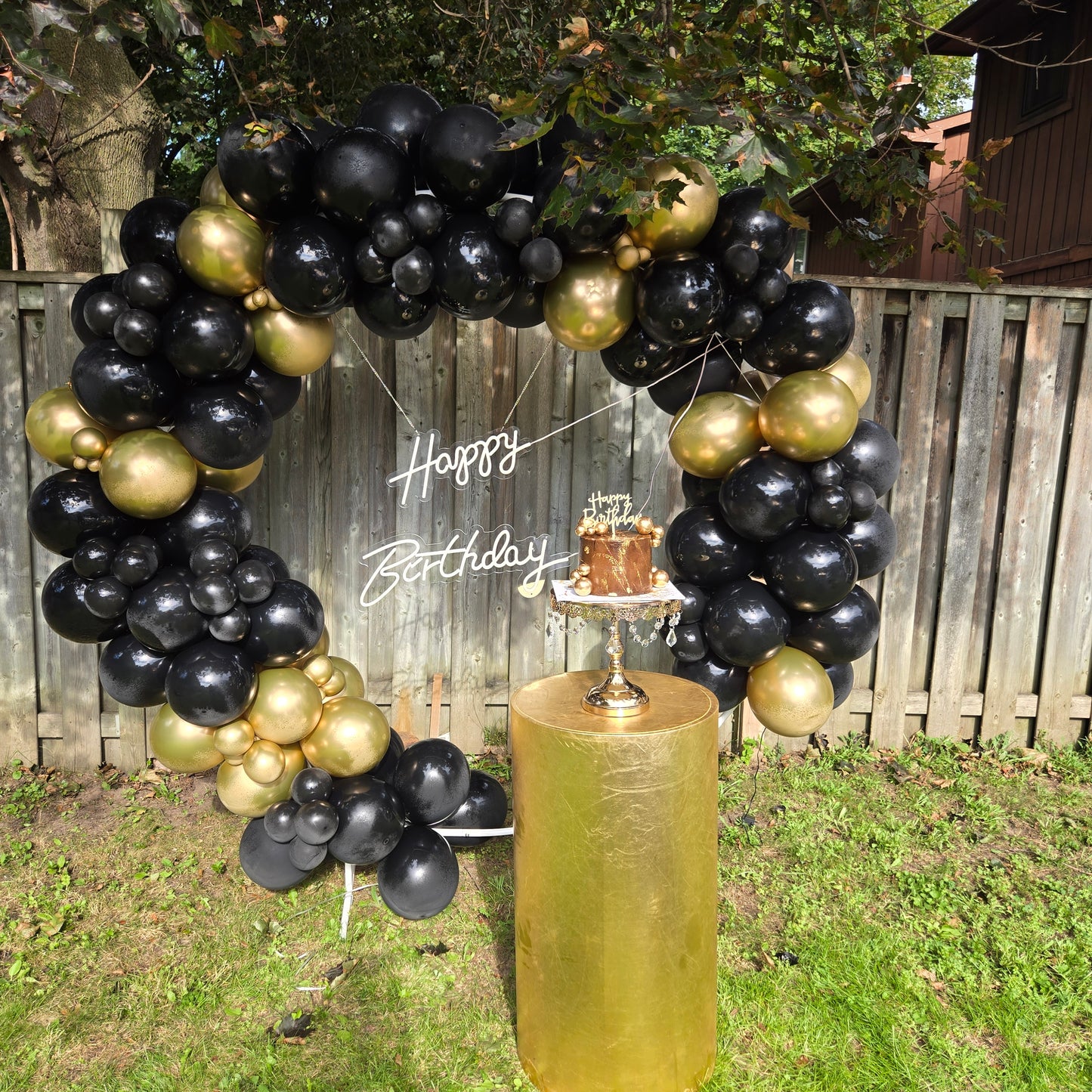 Metal backdrop - round circle 5.5ft