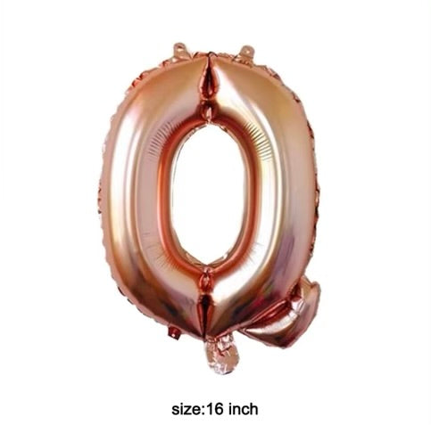 Letter balloon "Q" 16" rose gold