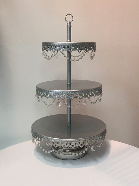 Silver Cupcake Stand