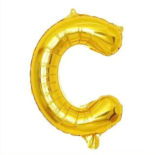 Letter balloon "C" 16" Gold