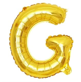 Letter balloon "G" 16" Gold