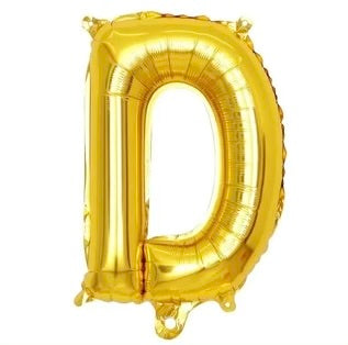 Letter balloon "D" 16" Gold
