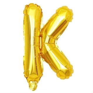 Letter balloon "K" 16" Gold