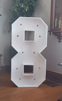 Marquee Numbers 4ft - Number 8