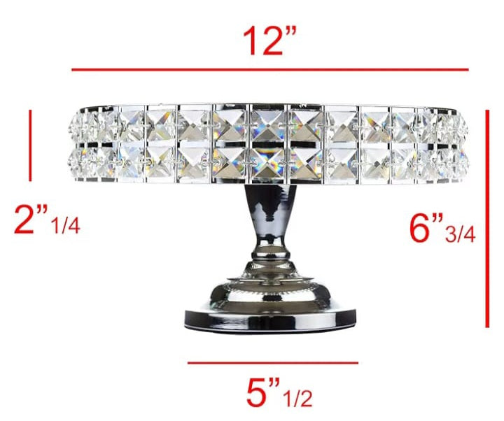 Silver cake stand