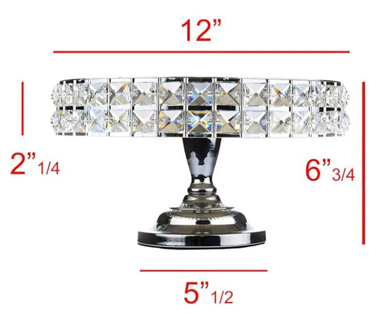 Silver cake stand