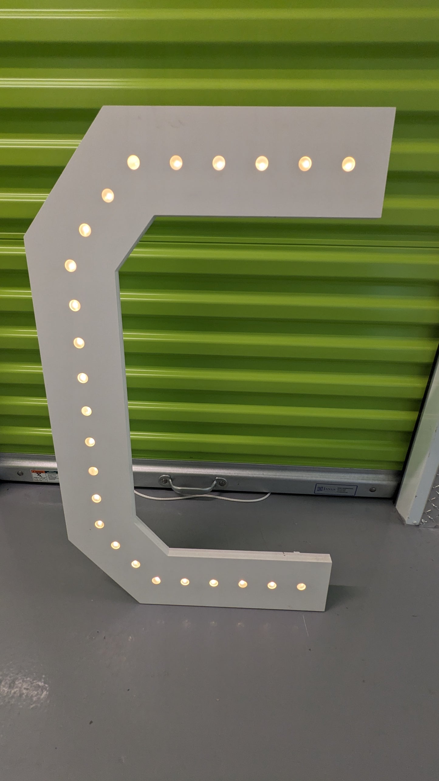 Marquee Letter 2.5" -Letter C