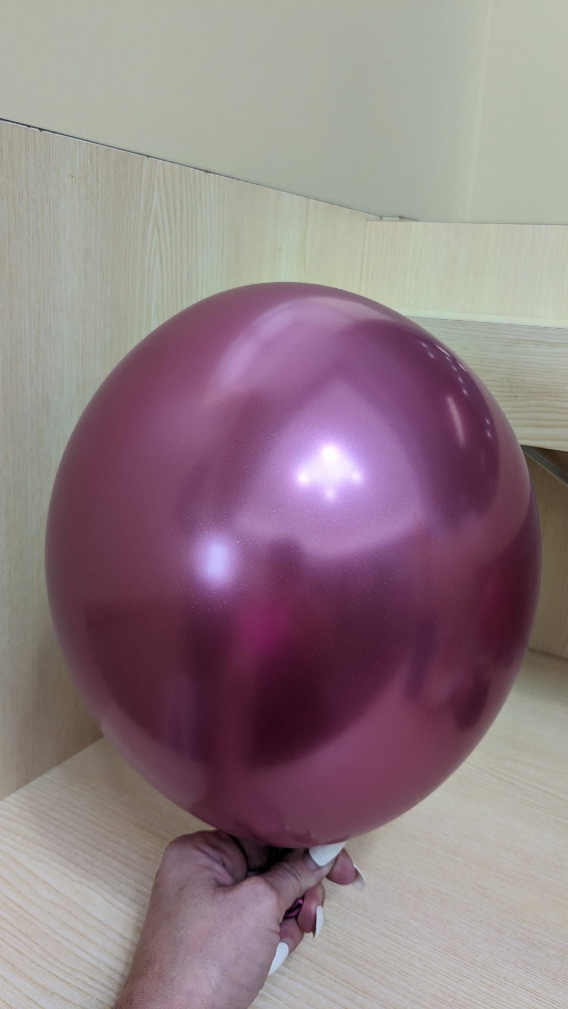 Metallic Fuschia Balloons 5"